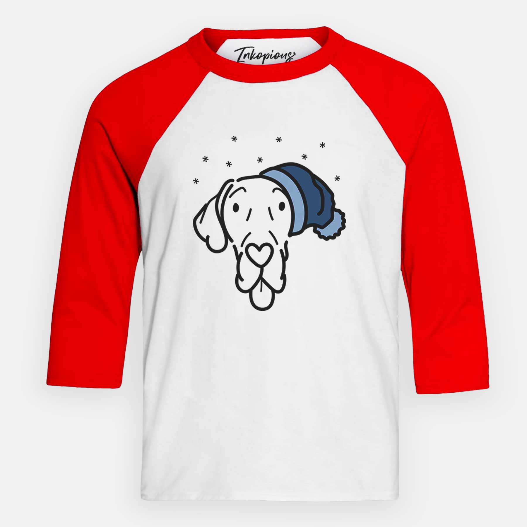 Frosty Great Dane - Bruce - Youth 3/4 Long Sleeve