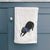 Frosty Black Cat - Bug - Decorative Hand Towel