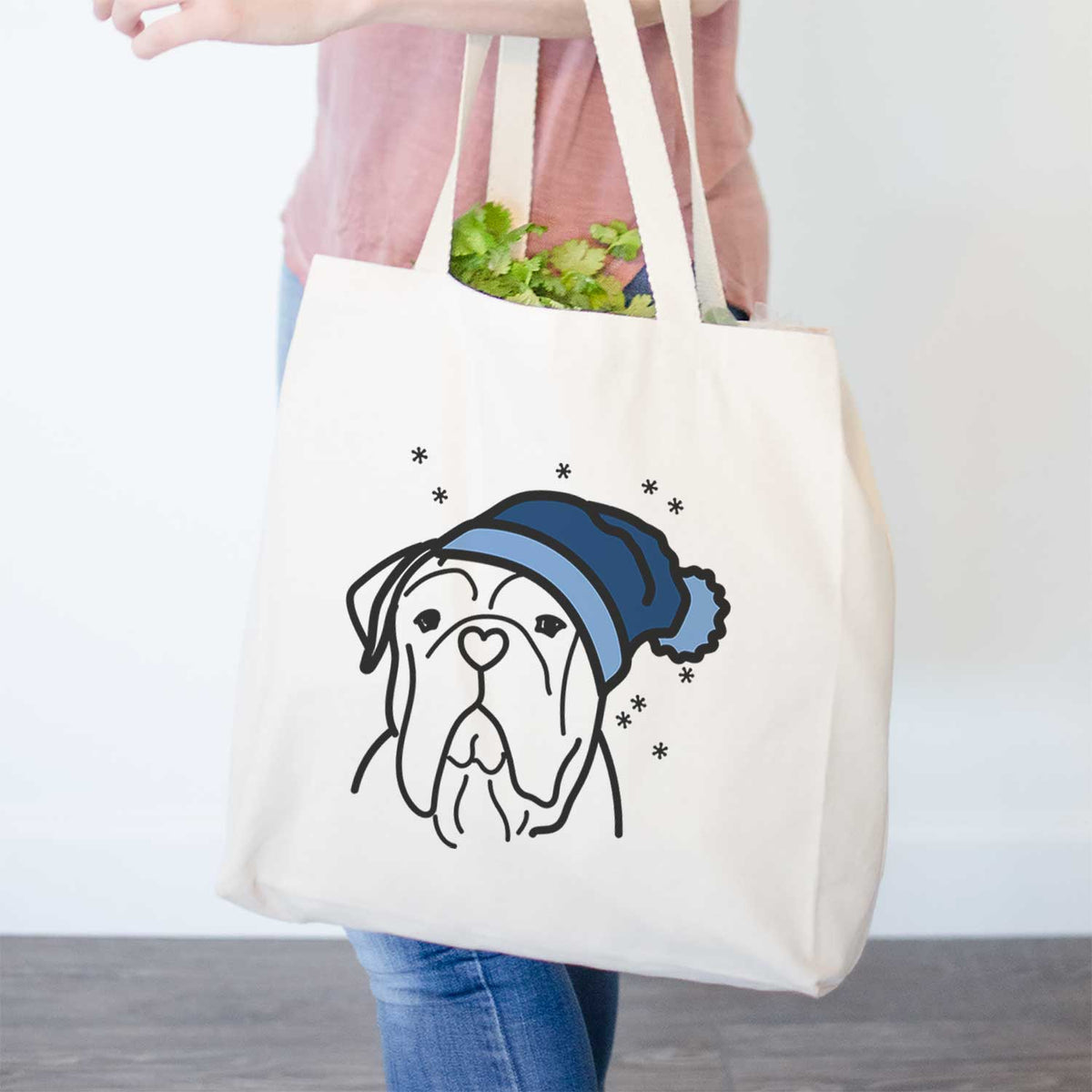 Frosty Bull Mastiff - Vivian - Tote Bag