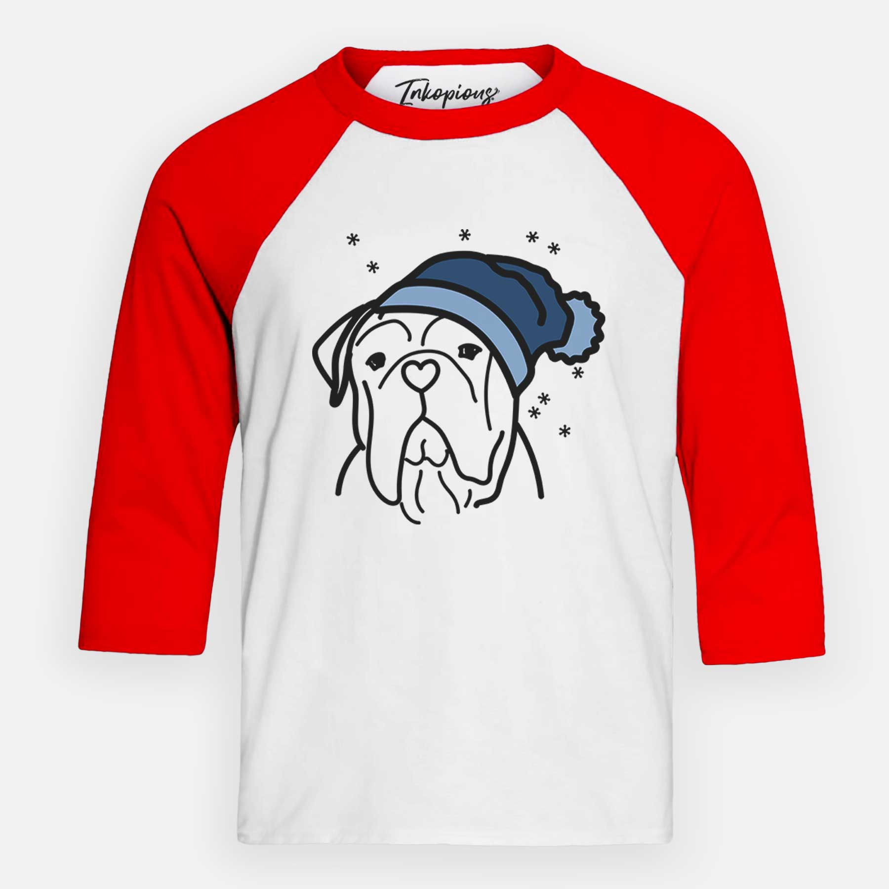 Frosty Bull Mastiff - Youth 3/4 Long Sleeve