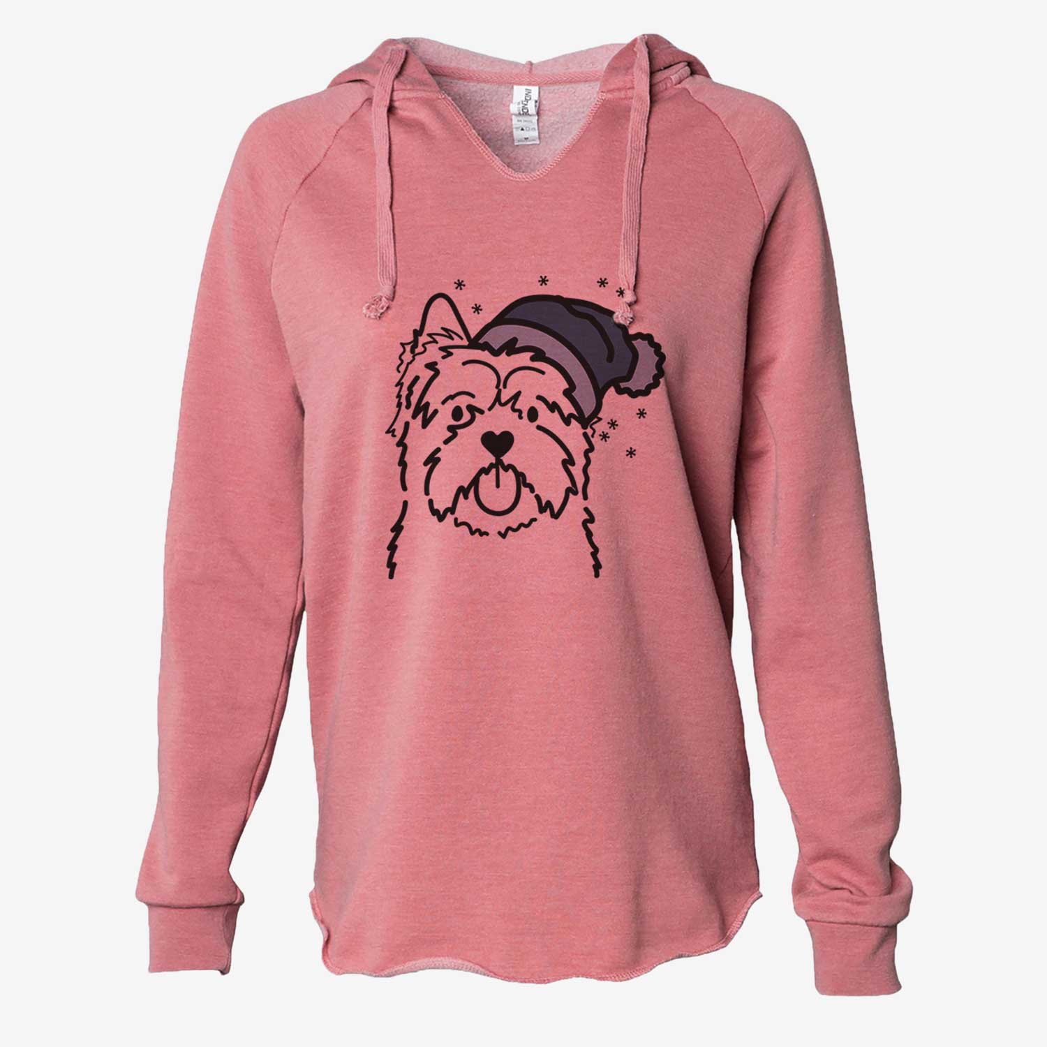 Frosty Cairn Terrier - Cali Wave Hooded Sweatshirt