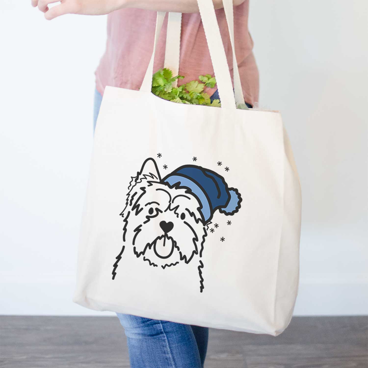 Frosty Cairn Terrier - Tote Bag