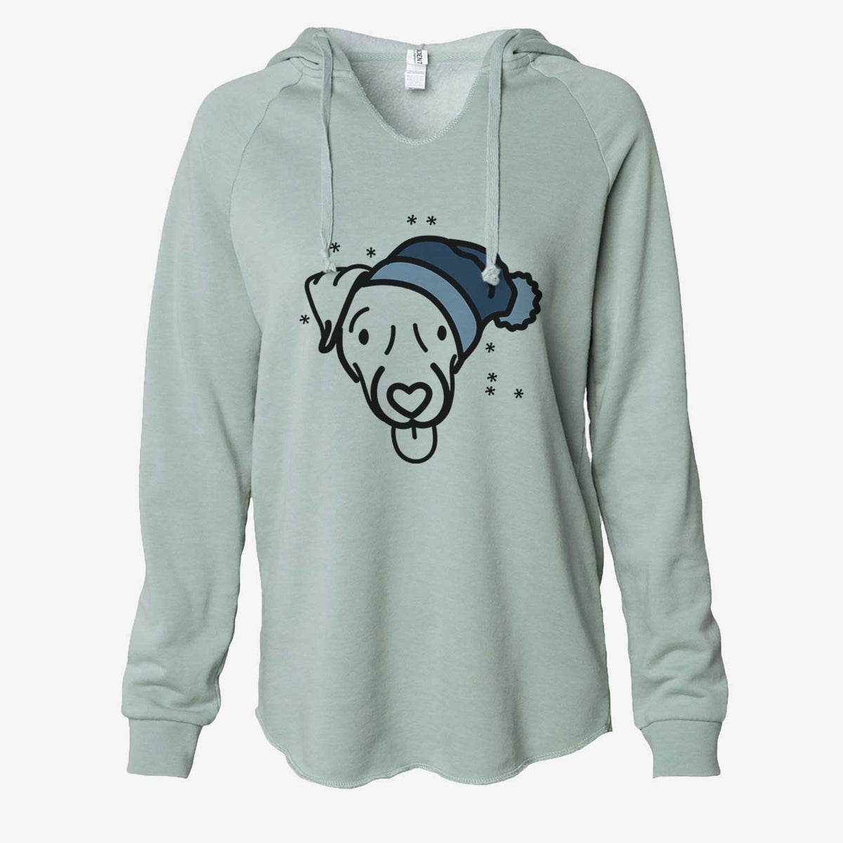 Frosty Jack Russell Terrier - Cammy - Cali Wave Hooded Sweatshirt