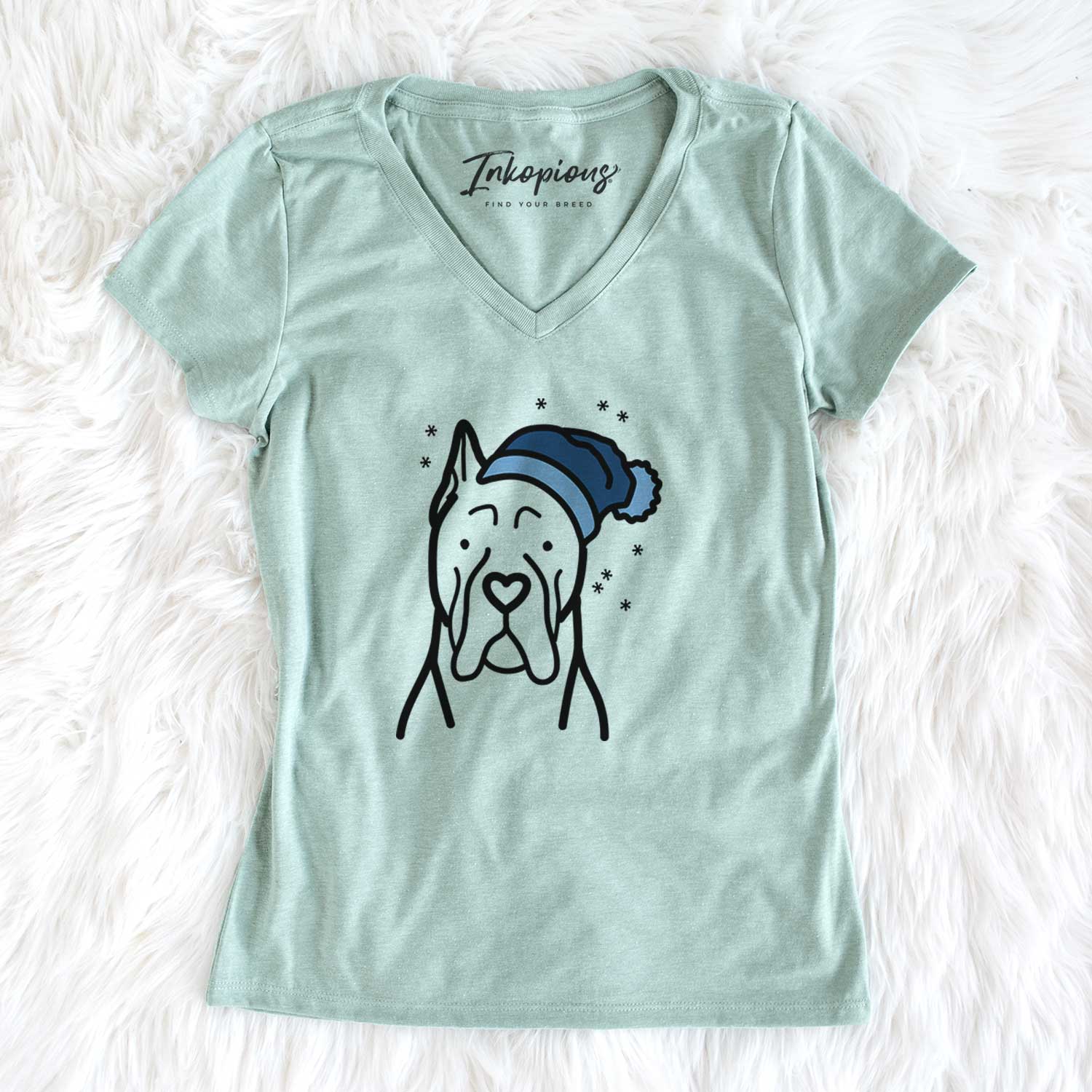 Frosty CaneCorso - Women's V-neck Shirt