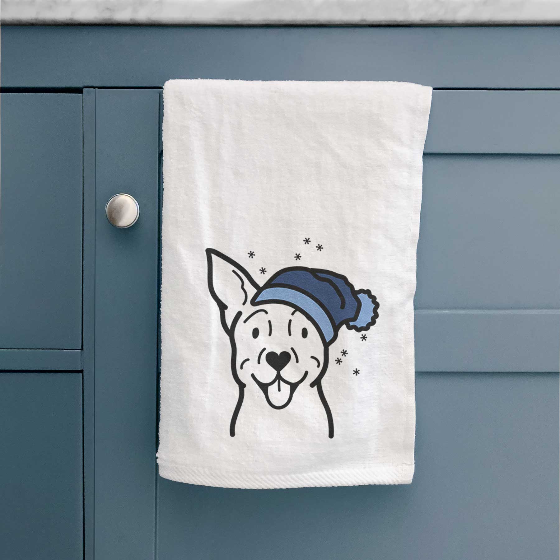 Frosty Carolina Dog - Decorative Hand Towel