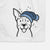 Frosty Carolina Dog - Decorative Hand Towel