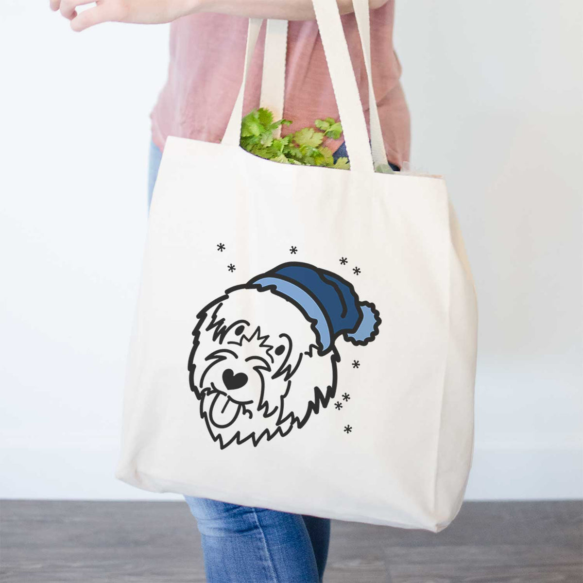 Frosty Catalan Sheepdog - Tote Bag