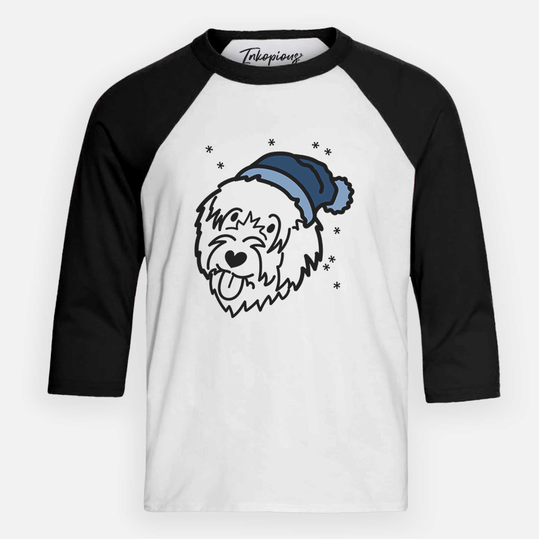 Frosty Catalan Sheepdog - Youth 3/4 Long Sleeve