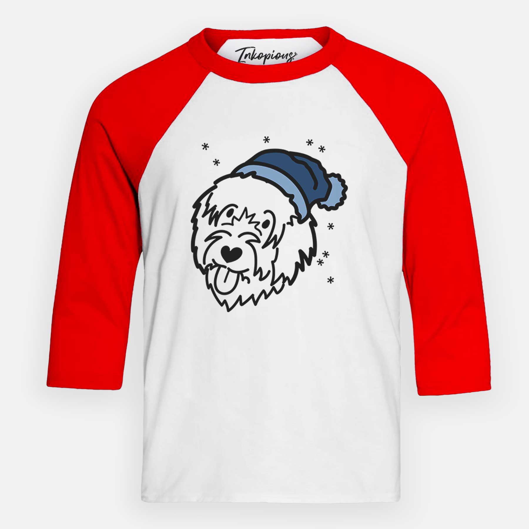 Frosty Catalan Sheepdog - Youth 3/4 Long Sleeve