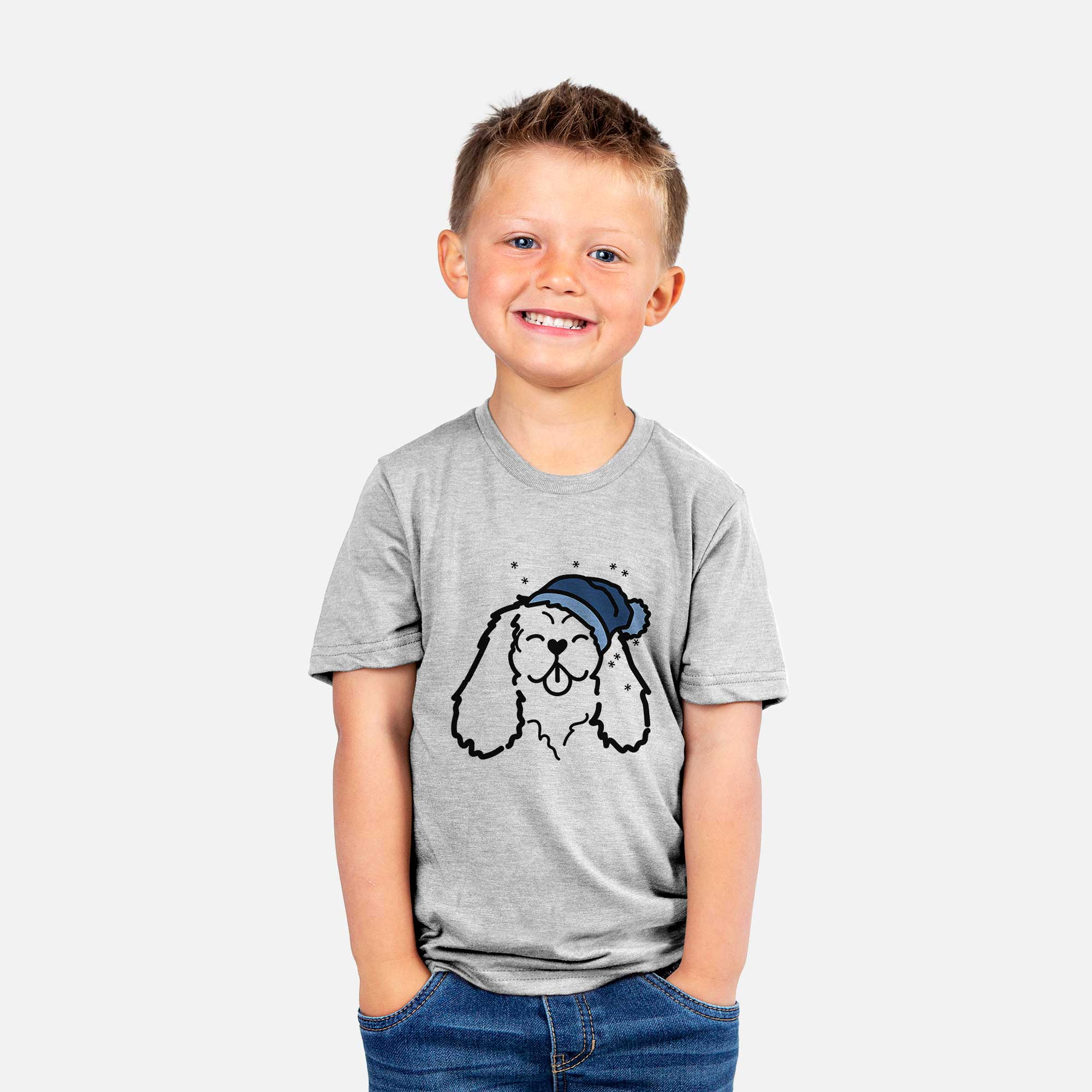 Frosty Cavalier King Charles Spaniel - Kids/Youth/Toddler Shirt