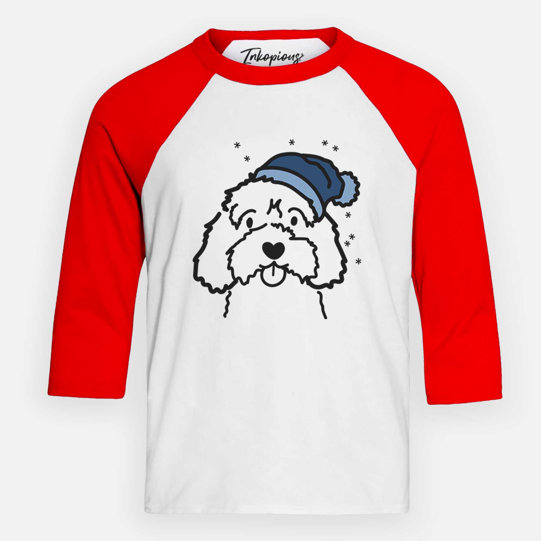 Frosty Cavapoo - Youth 3/4 Long Sleeve