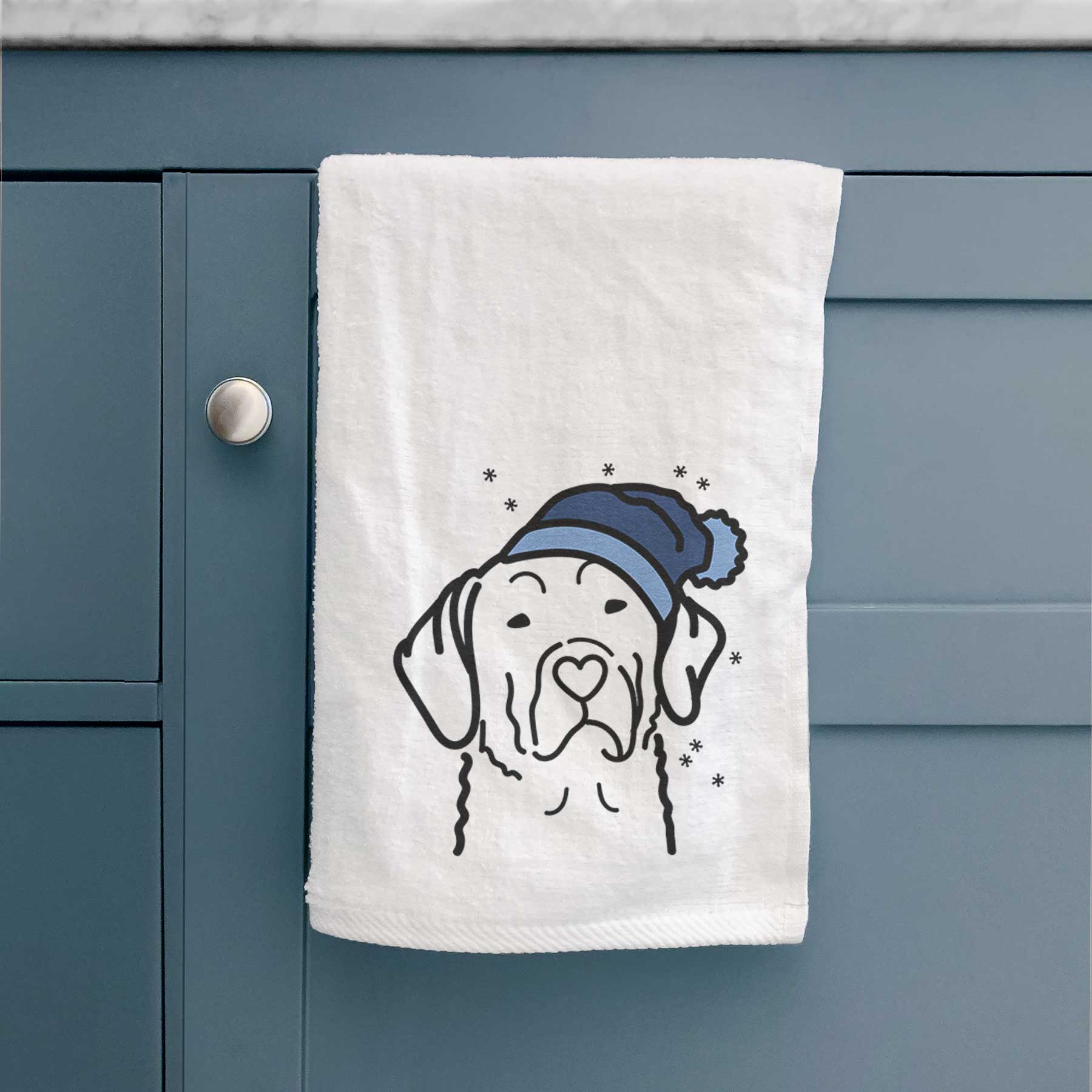 Frosty Chesapeake Bay Retriever - Decorative Hand Towel