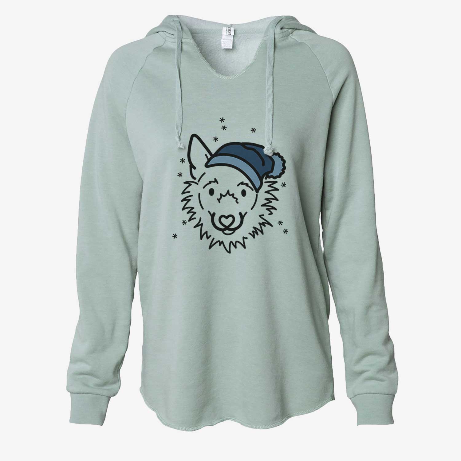 Frosty Super Mutt - Chewy - Cali Wave Hooded Sweatshirt