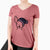 Frosty Chihuahua - Women's V-neck Shirt