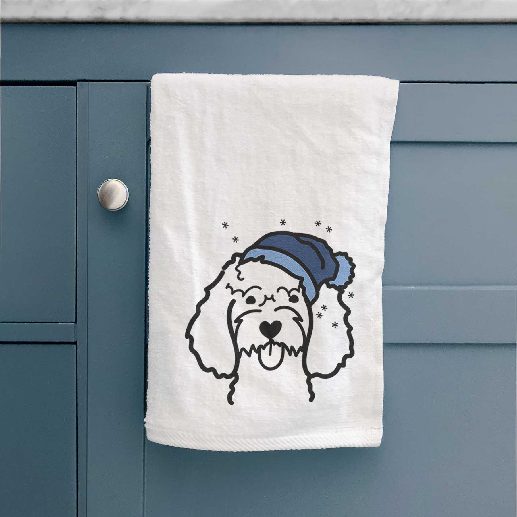 Frosty Cockapoo - Hand Towel