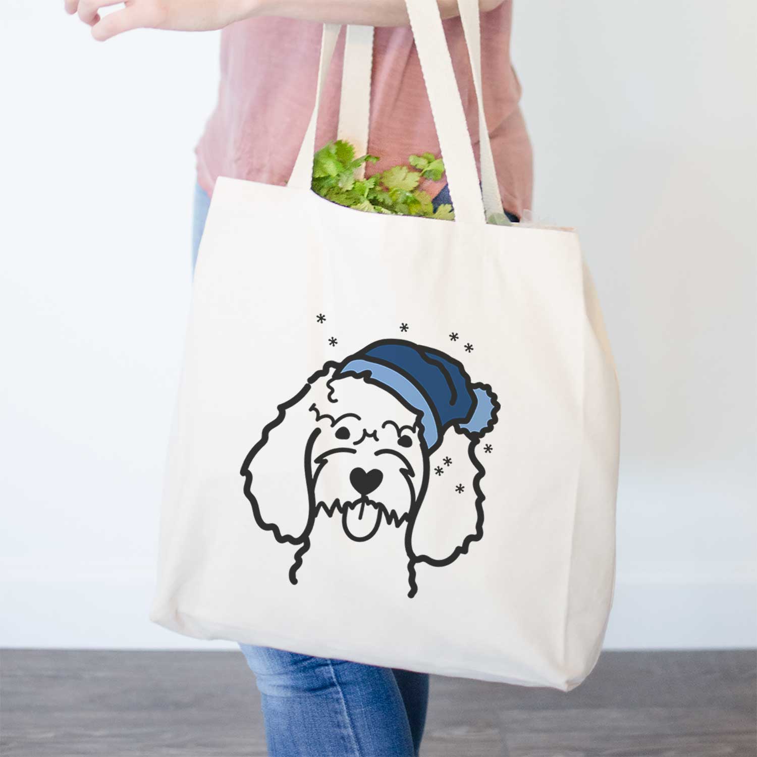 Frosty Cockapoo - Tote Bag