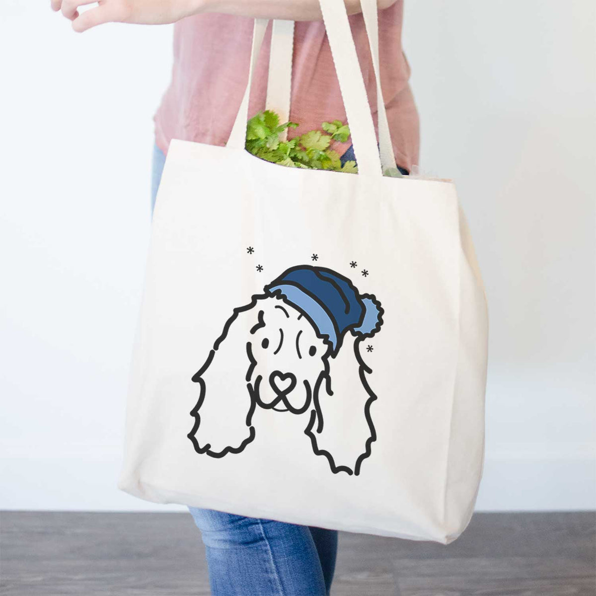 Frosty American Cocker Spaniel - Tote Bag