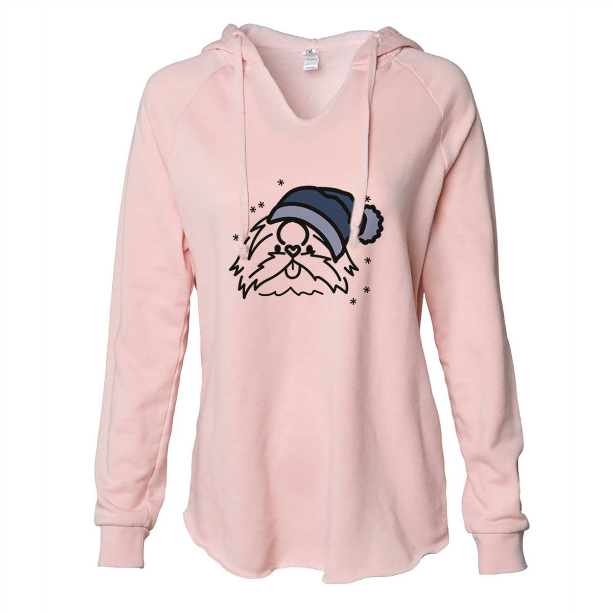 Frosty Shih Tzu - CoCo - Cali Wave Hooded Sweatshirt