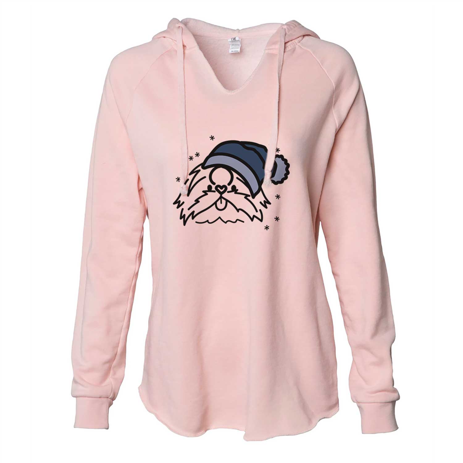 Frosty Shih Tzu - CoCo - Cali Wave Hooded Sweatshirt