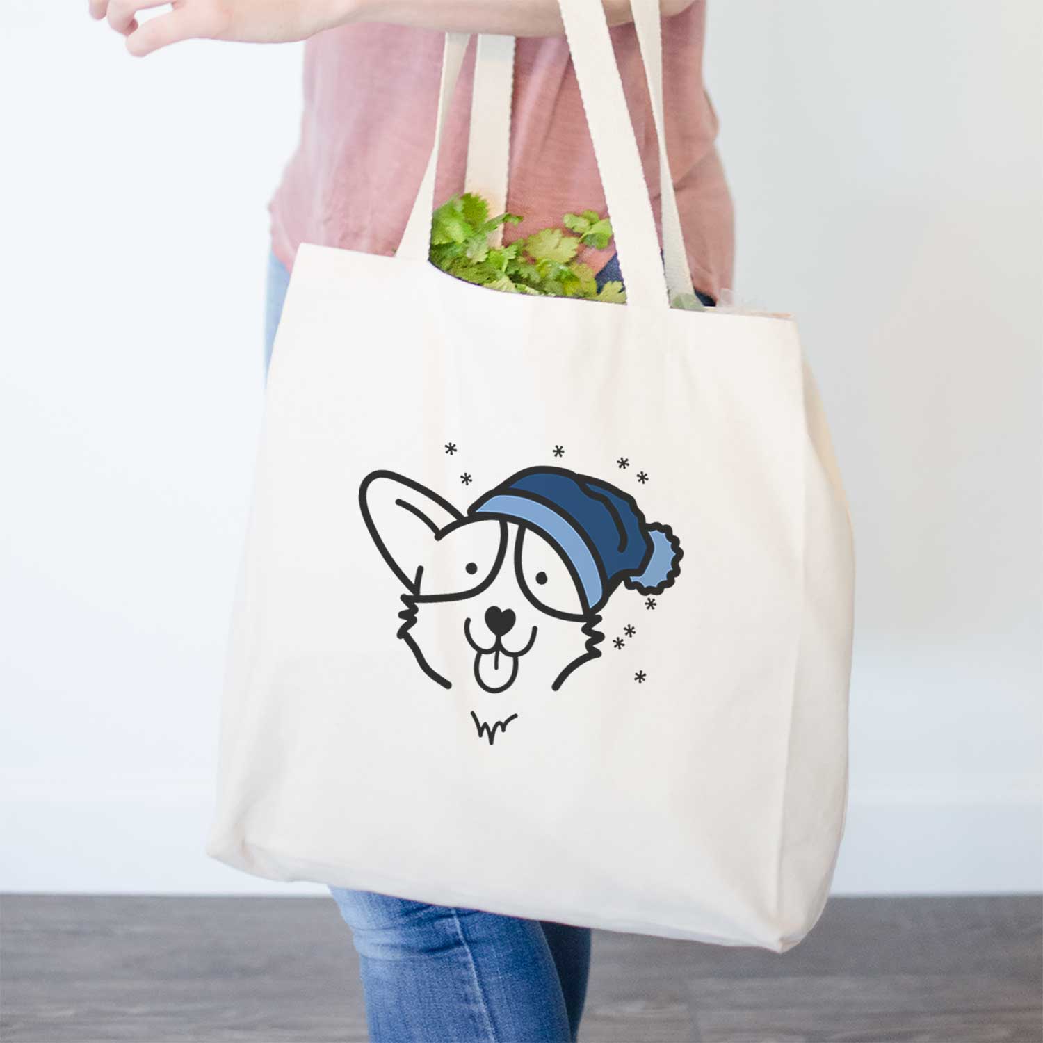 Frosty Corgi - Tote Bag