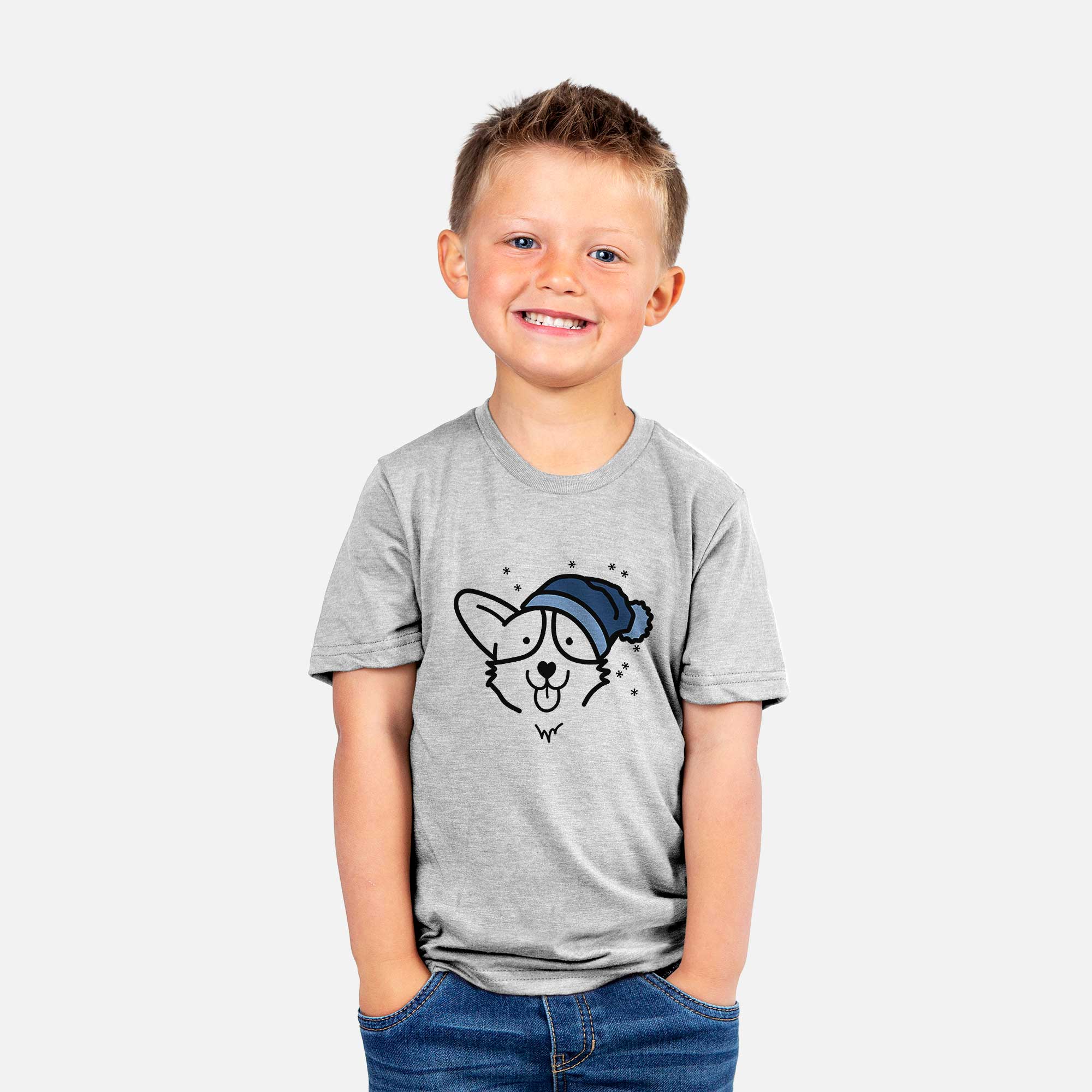 Frosty Corgi - Kids/Youth/Toddler Shirt