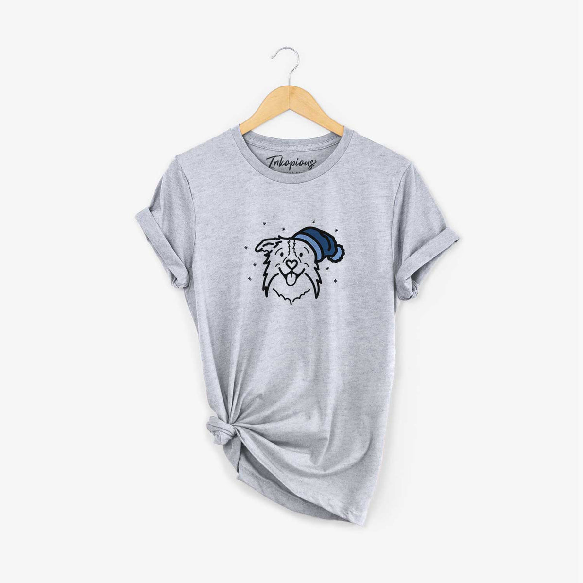 Frosty Border Collie - Cricket - Unisex Crewneck