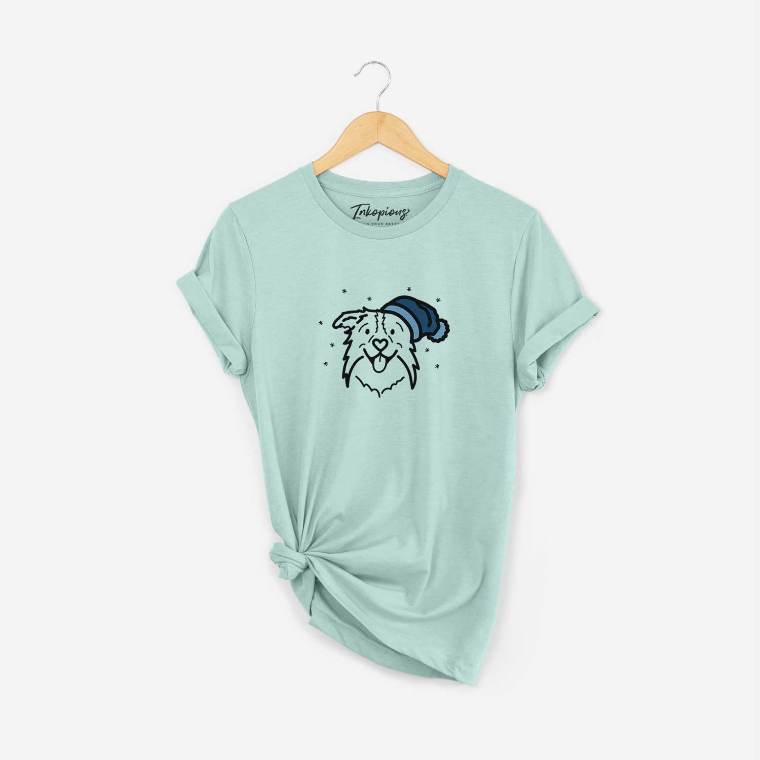 Frosty Border Collie - Cricket - Unisex Crewneck