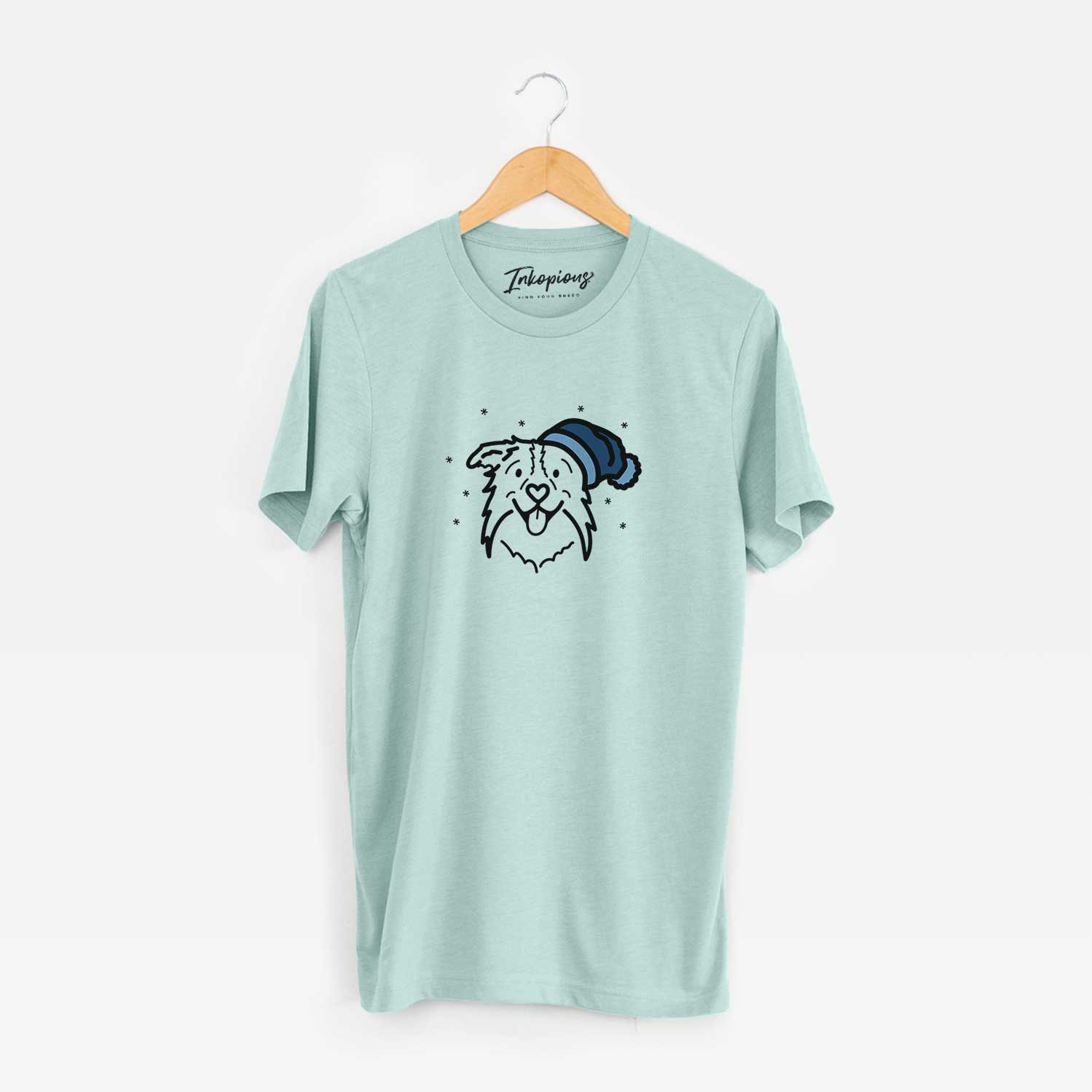 Frosty Border Collie - Cricket - Unisex Crewneck