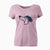 Frosty Dachshund - Women's V-neck Shirt