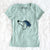 Frosty Dachshund - Women's V-neck Shirt