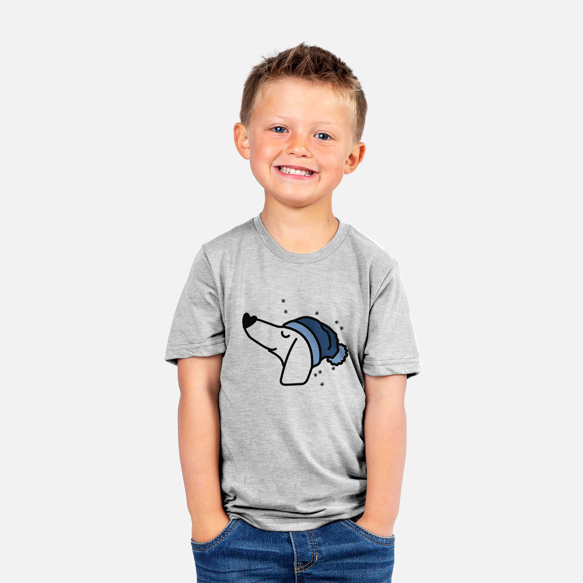 Frosty Dachshund - Kids/Youth/Toddler Shirt