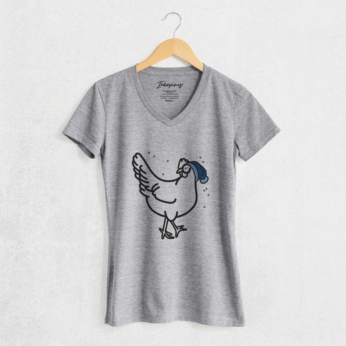 Frosty Chicken - Daisy - Women's V-neck Shirt