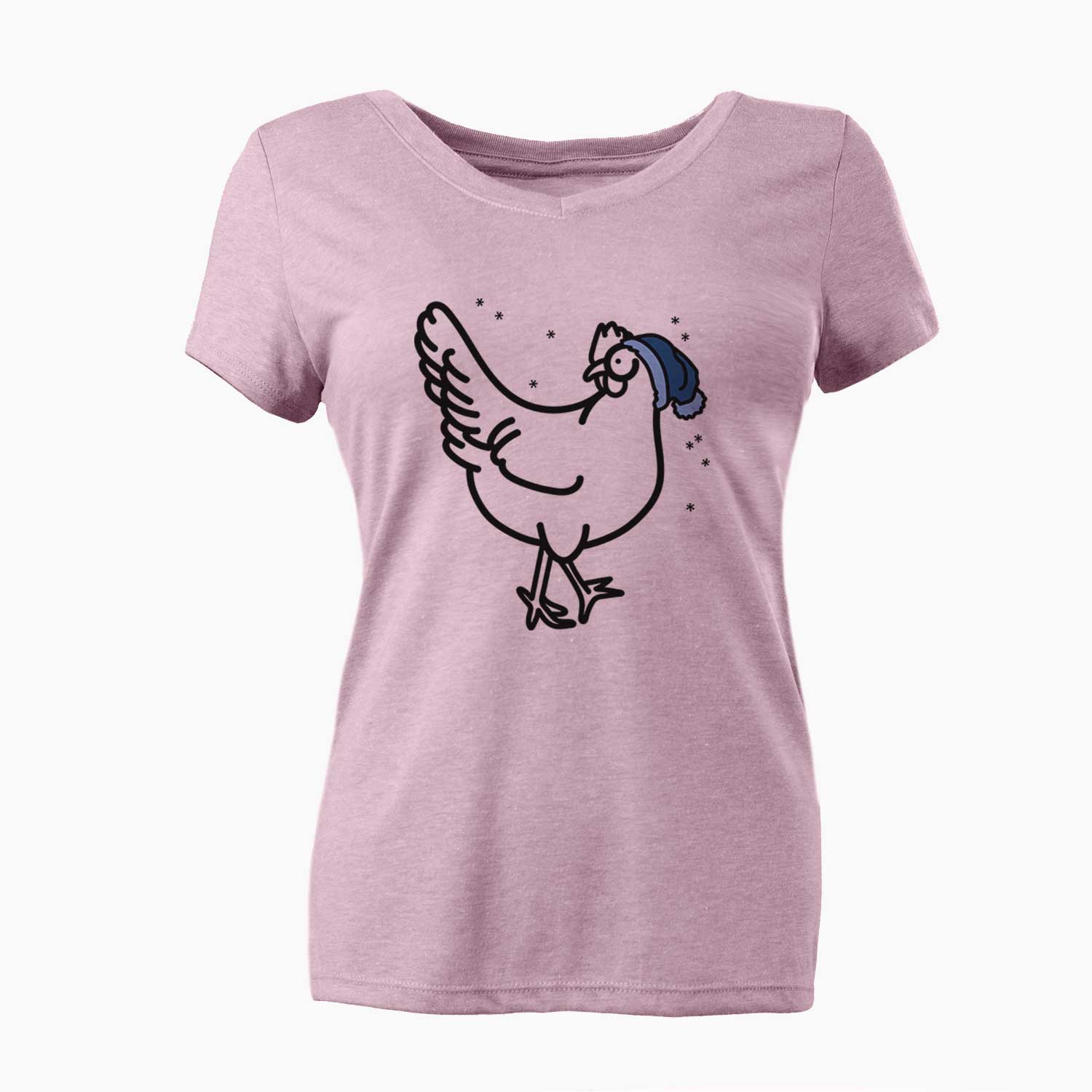 Frosty Chicken - Daisy - Women's V-neck Shirt
