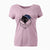 Frosty Black Cat in a Box - Doc - Women's V-neck Shirt