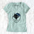 Frosty Black Cat in a Box - Doc - Women's V-neck Shirt