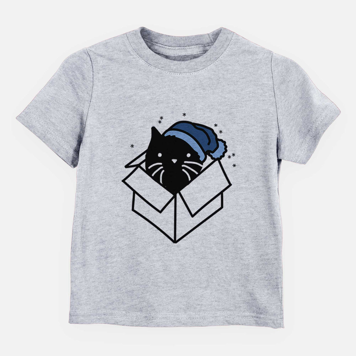 Frosty Black Cat in a Box - Doc - Kids/Youth/Toddler Shirt