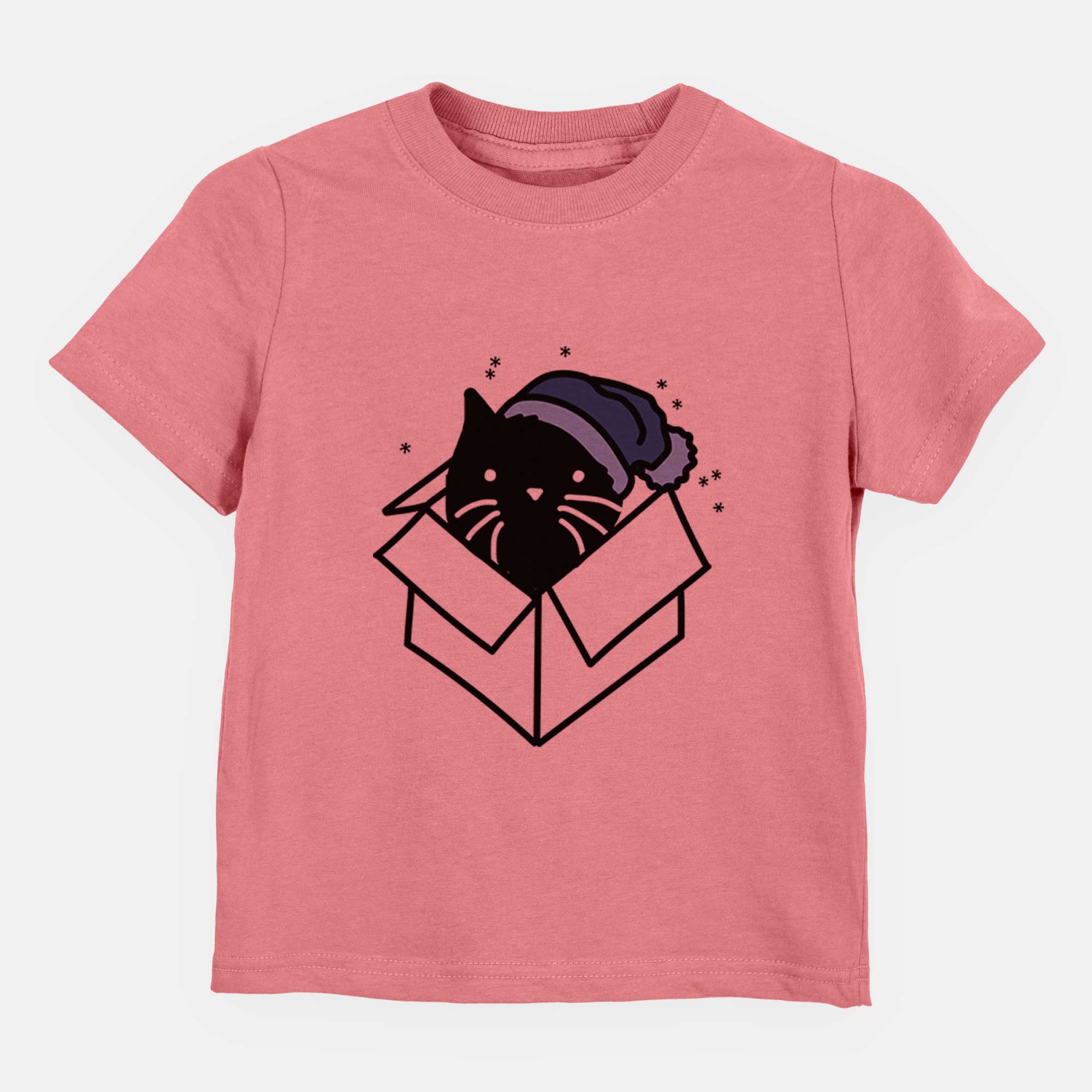 Frosty Black Cat in a Box - Doc - Kids/Youth/Toddler Shirt