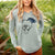 Frosty Pitbull Mix - Dottie - Cali Wave Hooded Sweatshirt