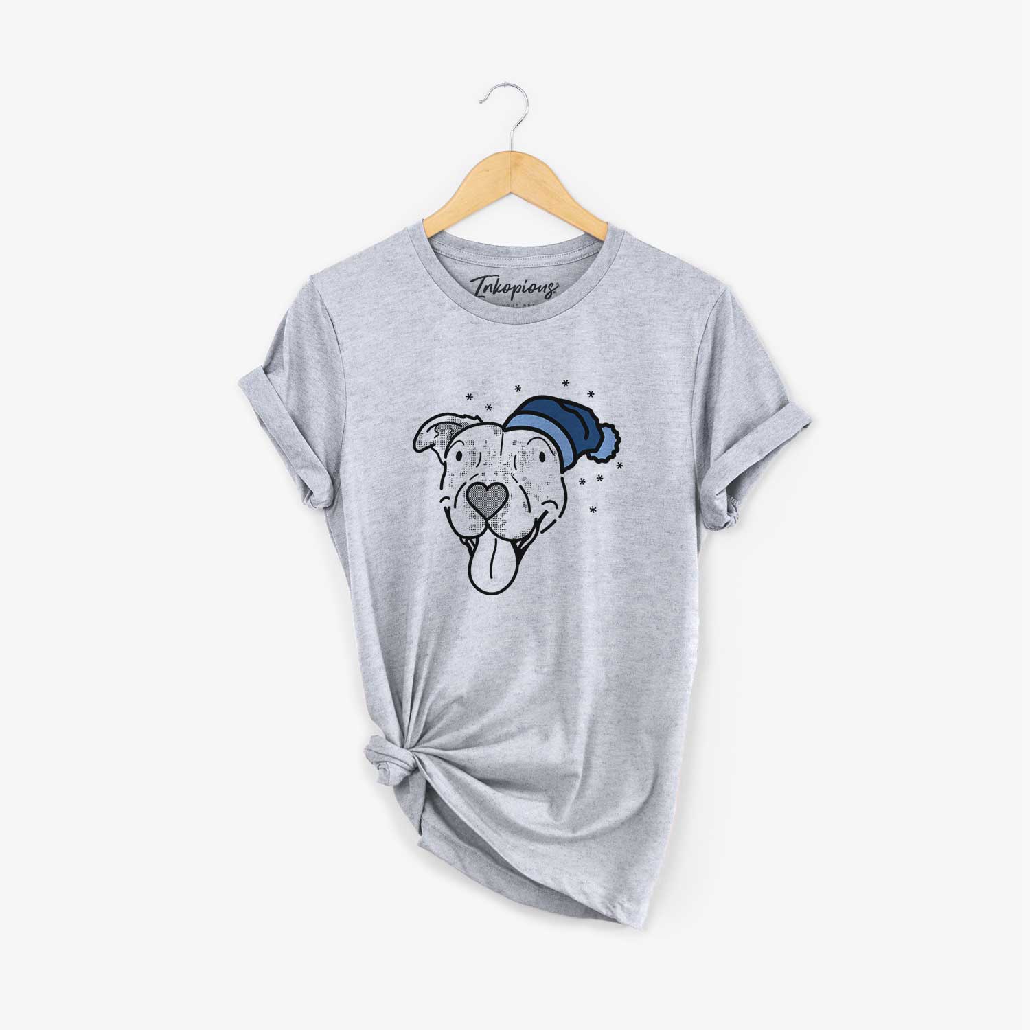 Frosty Pitbull Mix - Dottie - Unisex Crewneck