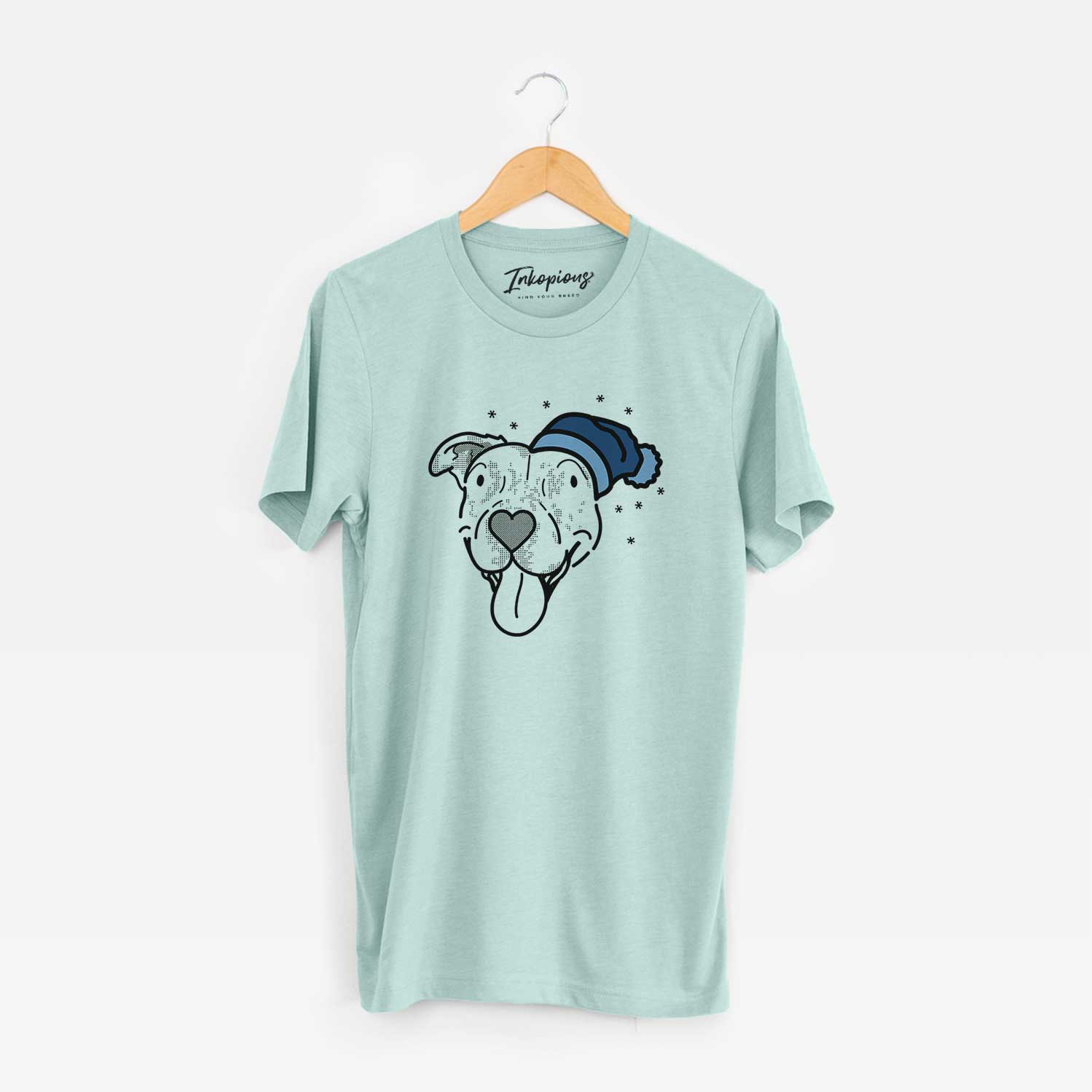 Frosty Pitbull Mix - Dottie - Unisex Crewneck