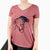 Frosty Great Dane - Duncan - Women's V-neck Shirt