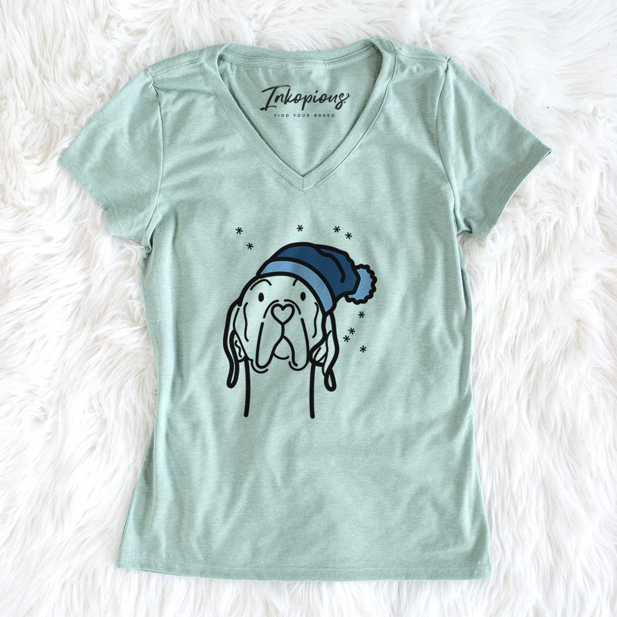 Frosty English Pointer - Women&#39;s V-neck Shirt
