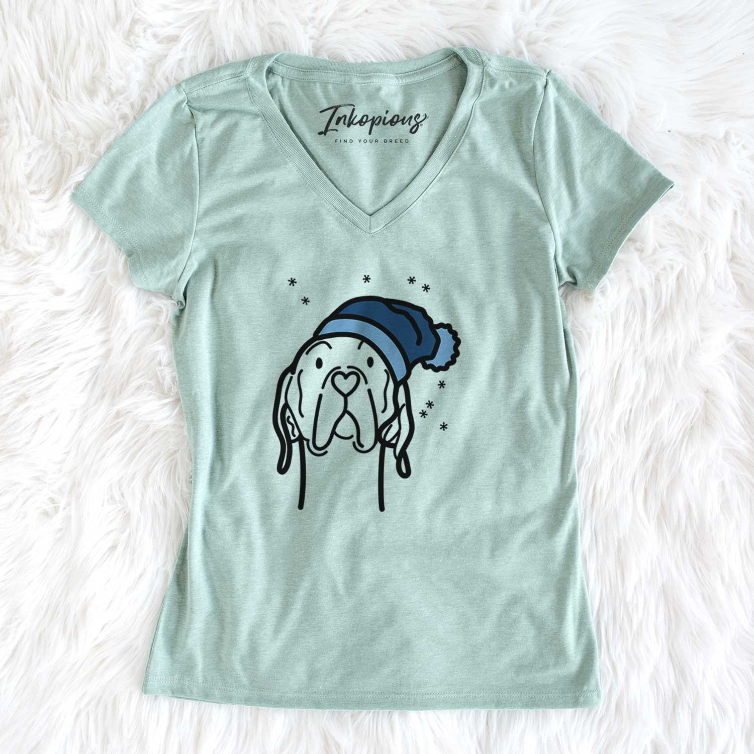 Frosty English Pointer - Women's V-neck Shirt
