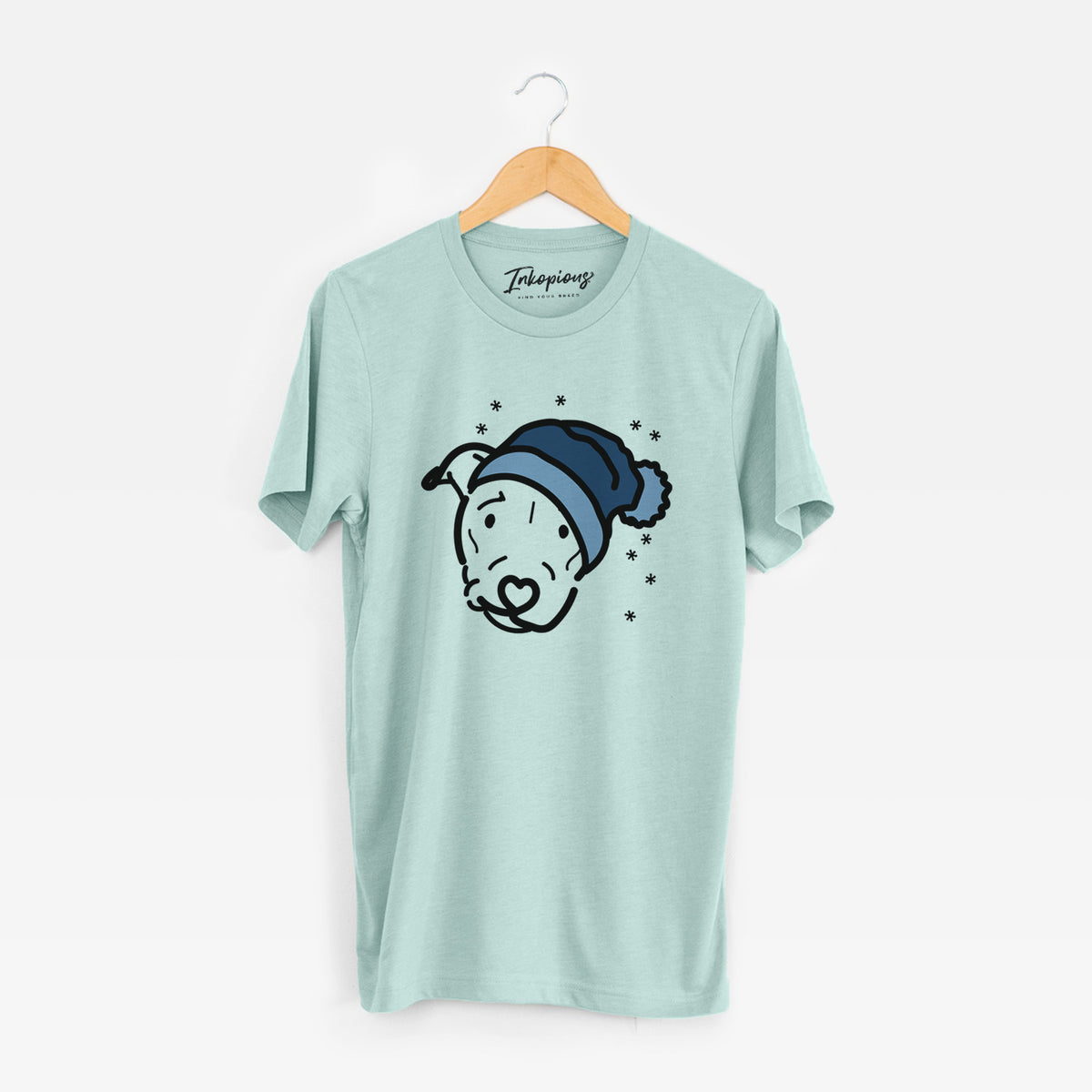 Frosty Pitbull Mix - Ernie - Unisex Crewneck