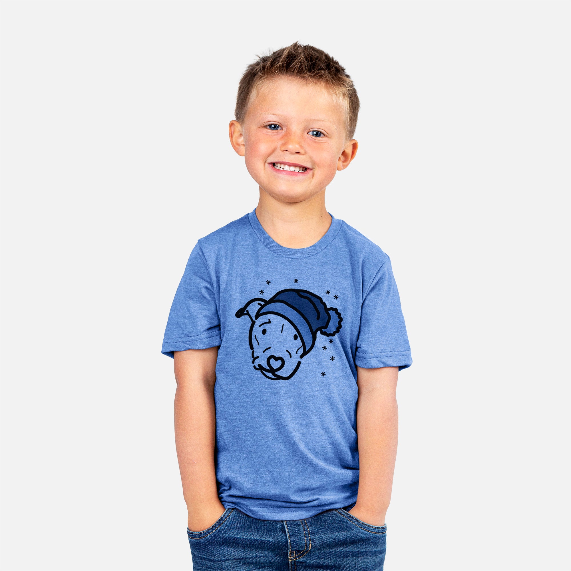 Frosty Pitbull Mix - Ernie - Kids/Youth/Toddler Shirt