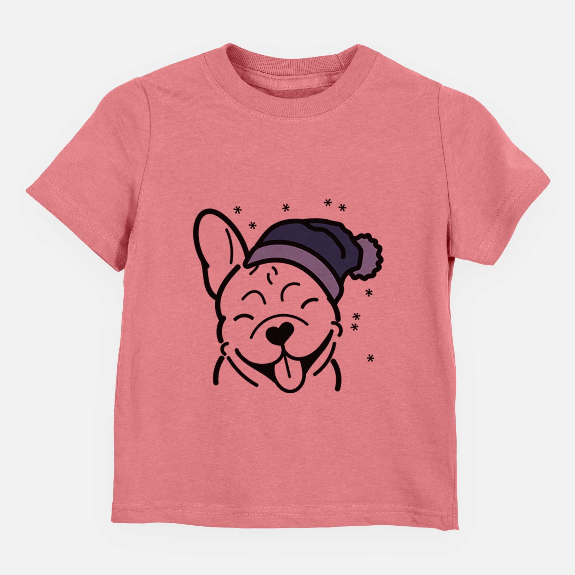 Frosty French Bulldog - Kids/Youth/Toddler Shirt