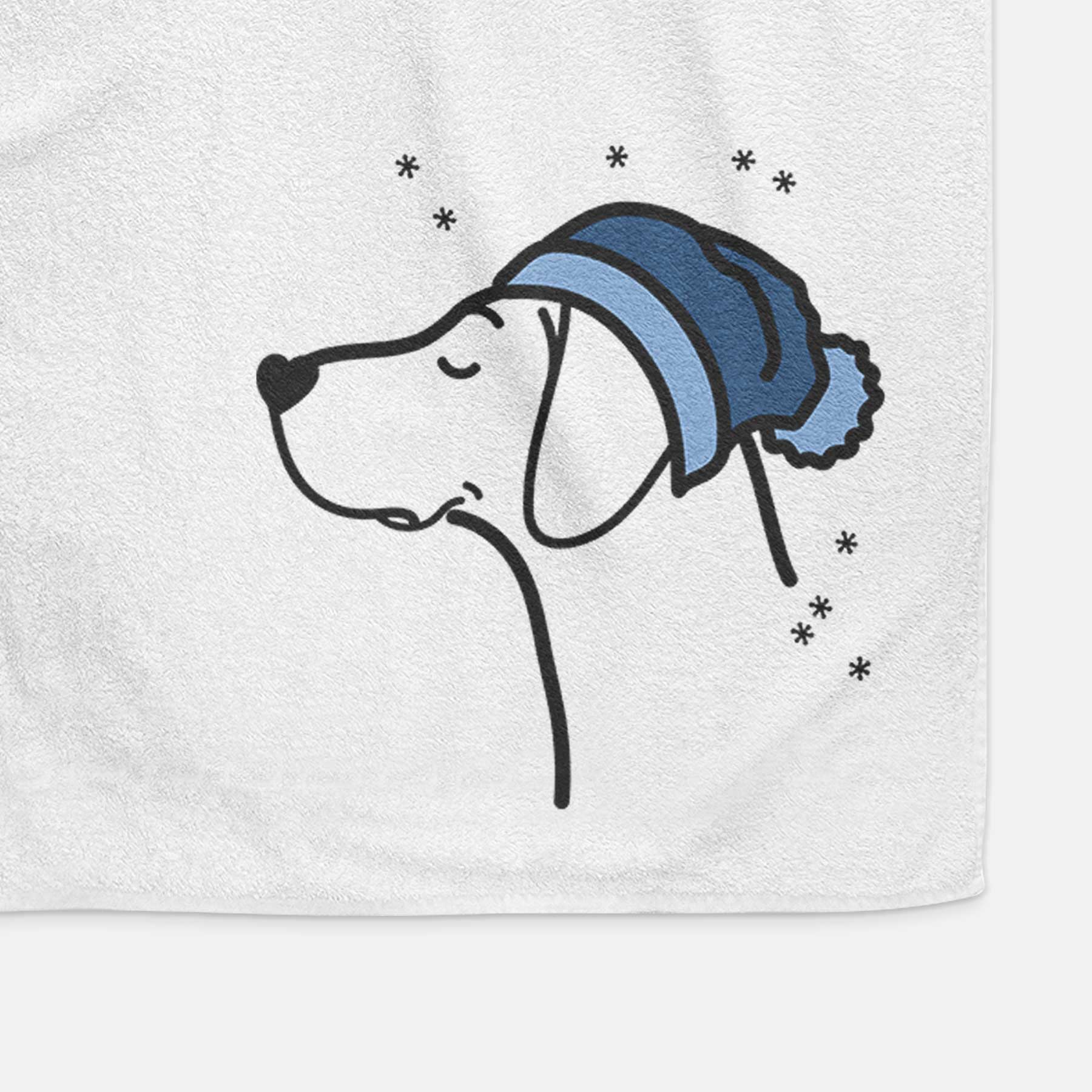 Frosty German Shorthaired Pointer - Decorative Hand Towel