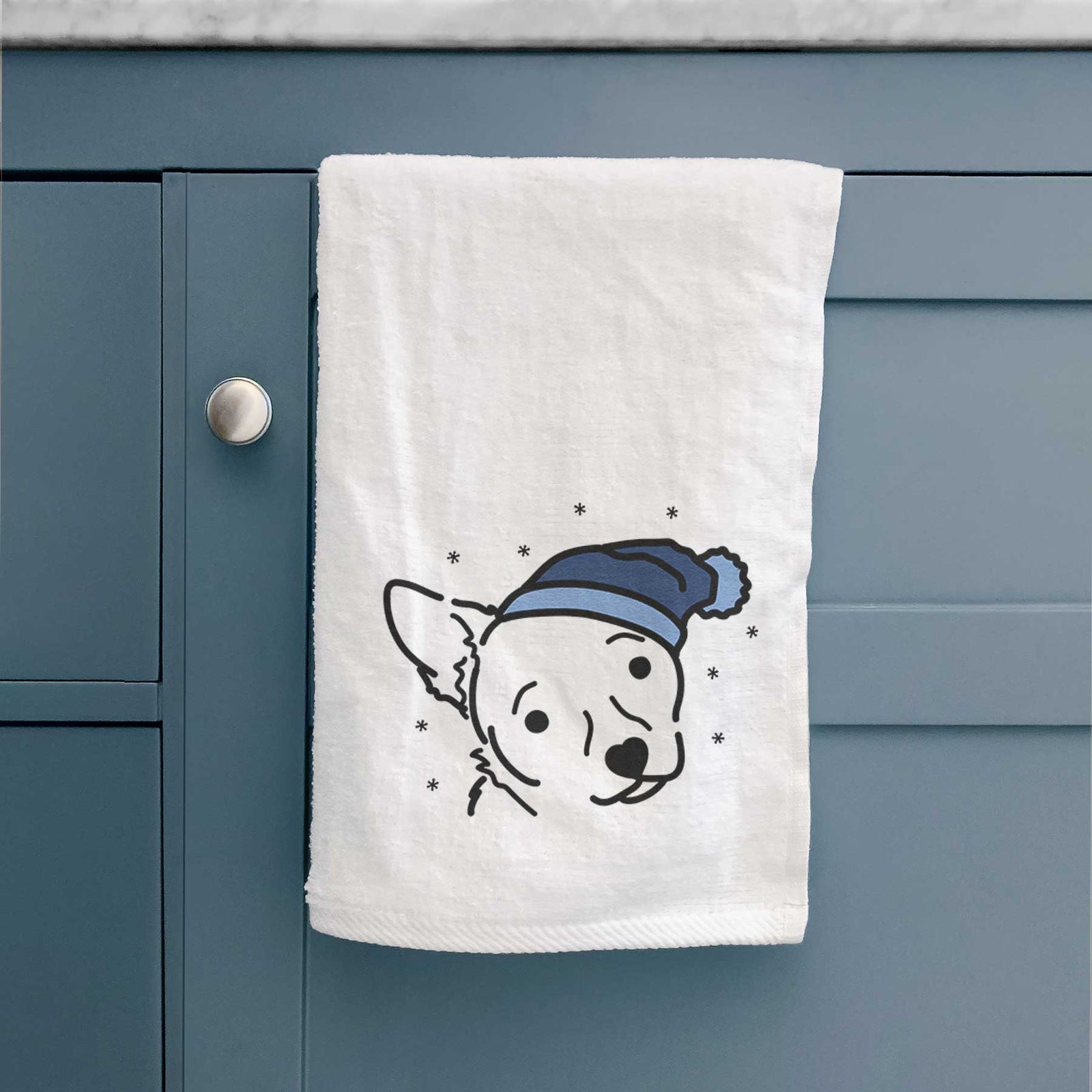 Frosty Chihuahua Mix - GiGi - Decorative Hand Towel