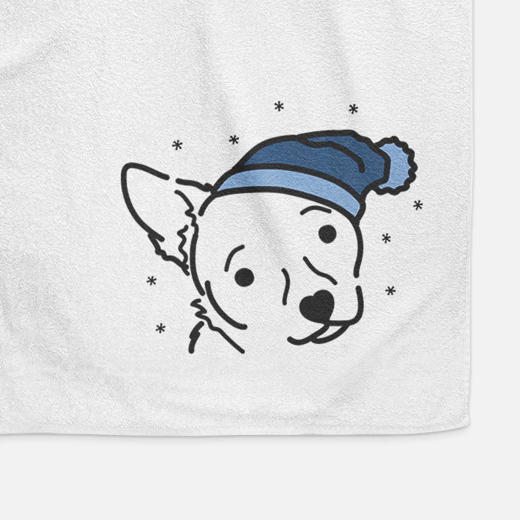 Frosty Chihuahua Mix - GiGi - Decorative Hand Towel