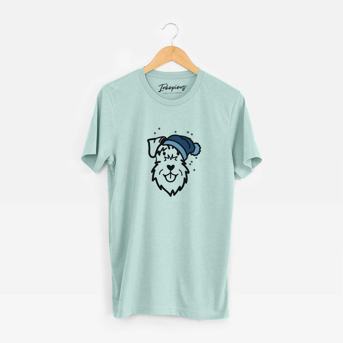 Frosty Schnauzer Natural Ears - Unisex Crewneck